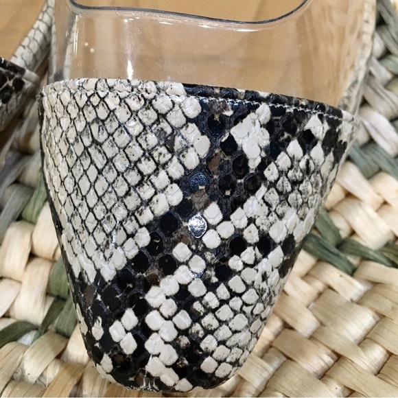 GRISE LE TALON snakeskin clear flats. Made in Japan size 23 - Picture 4 of 7